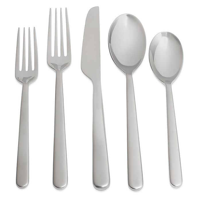 slide 1 of 1, Cambridge Penelope Sand 45-Flatware Set, 1 ct