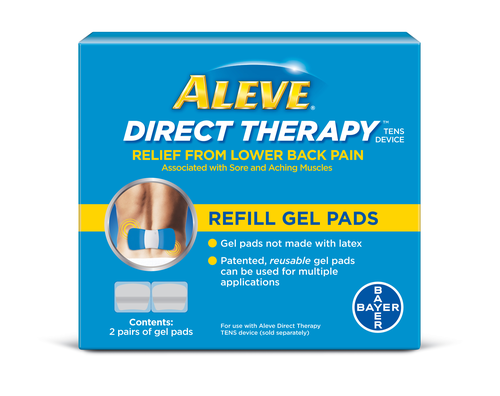 slide 1 of 1, Aleve Direct Therapy Relief From Lower Back Pain, 4 ct