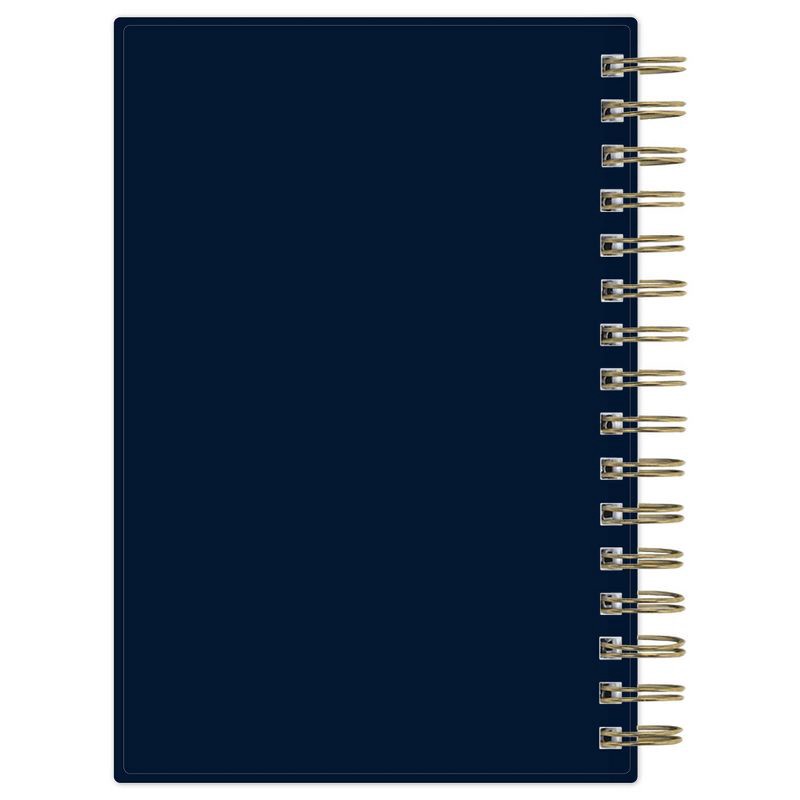 slide 13 of 14, Marie Kondo for Blue Sky 2025 Daily/Monthly Planner 8.19"x6.38" Wirebound Kintsugi Indigo: Adult Stationery, 5 x 8 Calendar, 1 ct