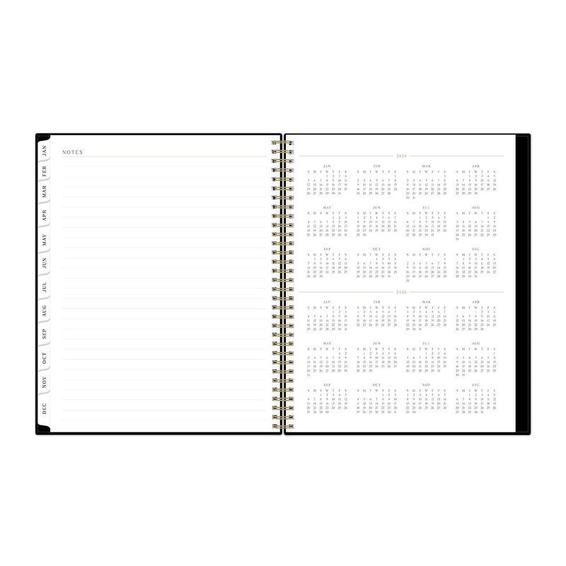 slide 11 of 13, Marie Kondo for Blue Sky 2025 Weekly/Monthly Planner 11.14"x9.25" Wirebound Kintsugi Charcoal: Adult Stationery, Tabs, 1 ct