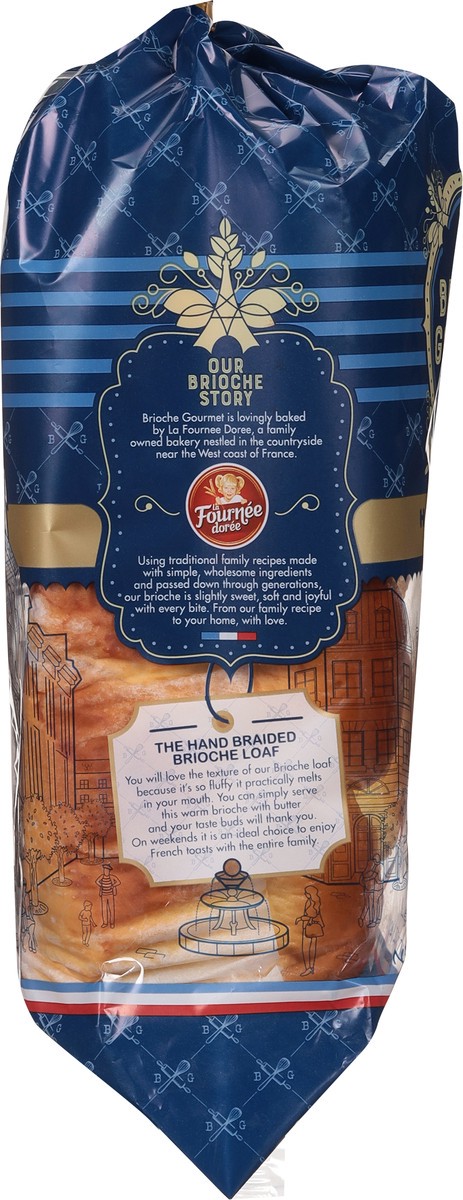 slide 2 of 9, Brioche Gourmet Hand Braided Brioche Loaf with Butter 14.11 oz, 14.11 oz