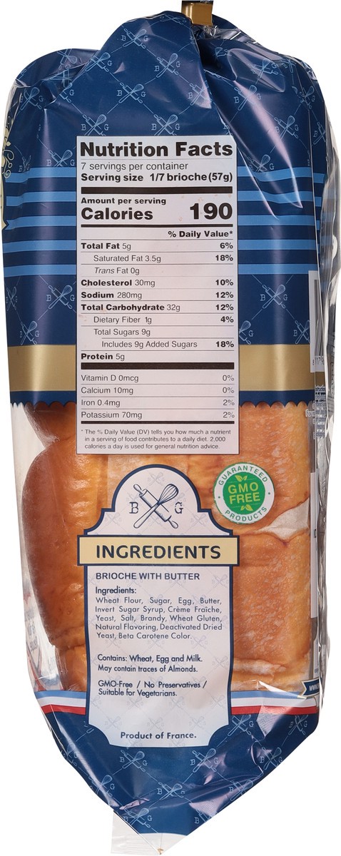 slide 5 of 9, Brioche Gourmet Hand Braided Brioche Loaf with Butter 14.11 oz, 14.11 oz