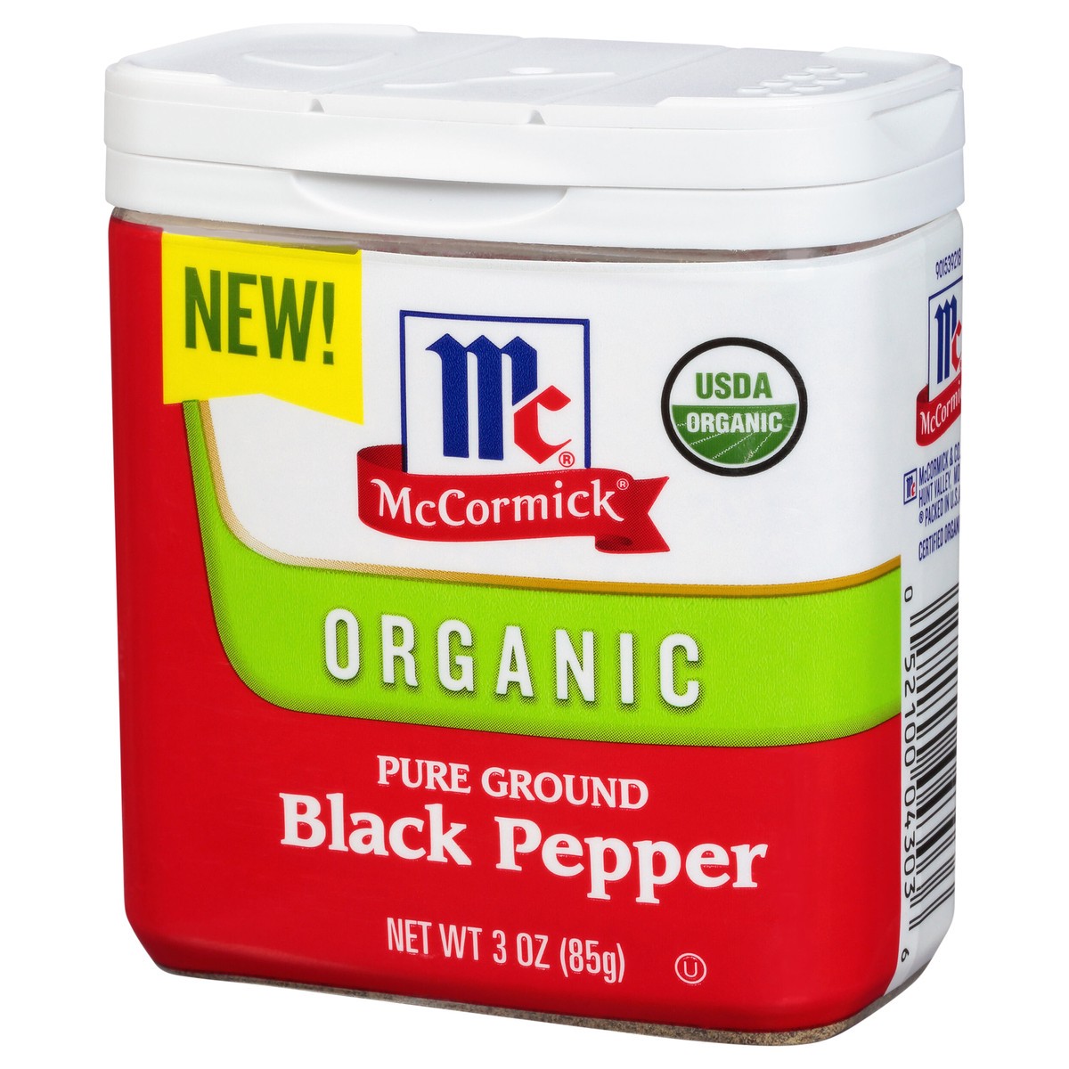 slide 6 of 9, McCormick Organic Black Pepper - Pure Ground, 3 oz, 3 oz