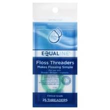 slide 1 of 1, Equaline Floss Threaders, 25 ct