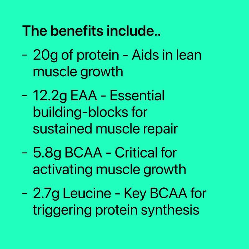 slide 7 of 8, Oath Nutrition Clear Whey Protein Powder - Island Mango - 18 Servings, 18 servings