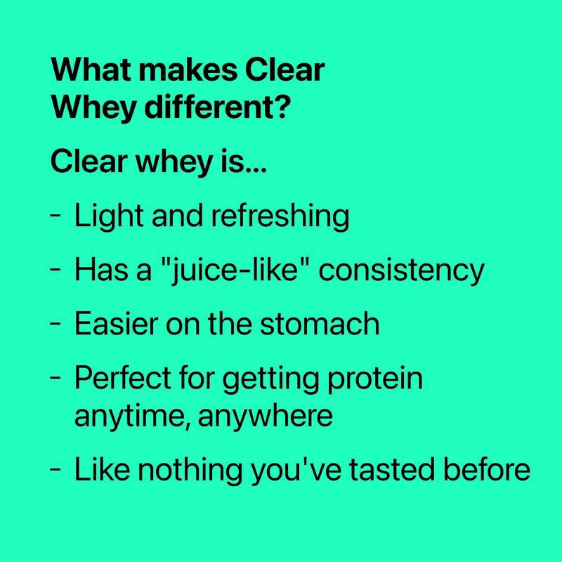 slide 8 of 8, Oath Nutrition Clear Whey Protein Powder - Frosty Lemonade - 18 Servings: Gluten-Free, 20g Protein, 18 servings, 20 gram