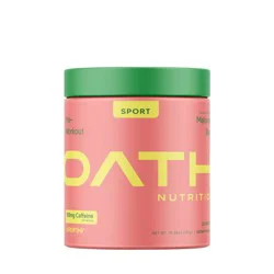 Oath Nutrition Pre-Workout Sports Nutrition Supplement Powder - Melonade Stand 25 serving: Energy, Muscle Growth, Endurance