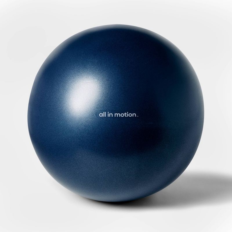 slide 1 of 4, Weighted Stability Exercise Ball - Blue 75cm - All In Motion™, 1 ct