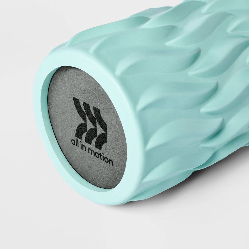 slide 3 of 3, 13" Deep Tissue Foam Roller - Aqua Blue - All In Motion™, 1 ct