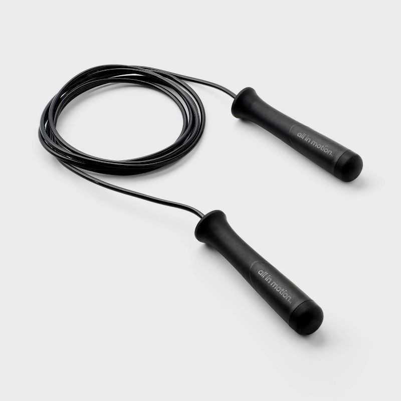 slide 1 of 3, 2" Weighted Jump Rope - Black - All In Motion™, 1 ct