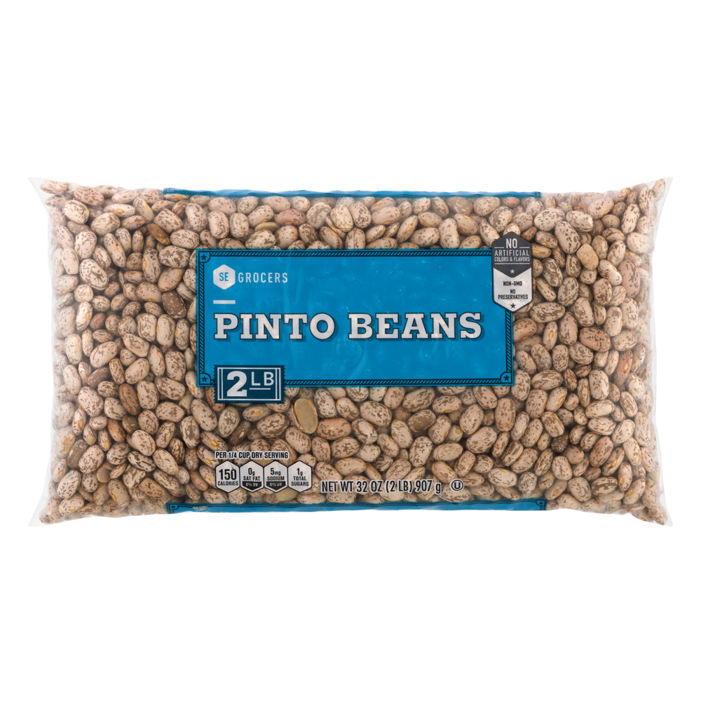 slide 1 of 1, SE Grocers Dry Pinto Beans, 32 oz