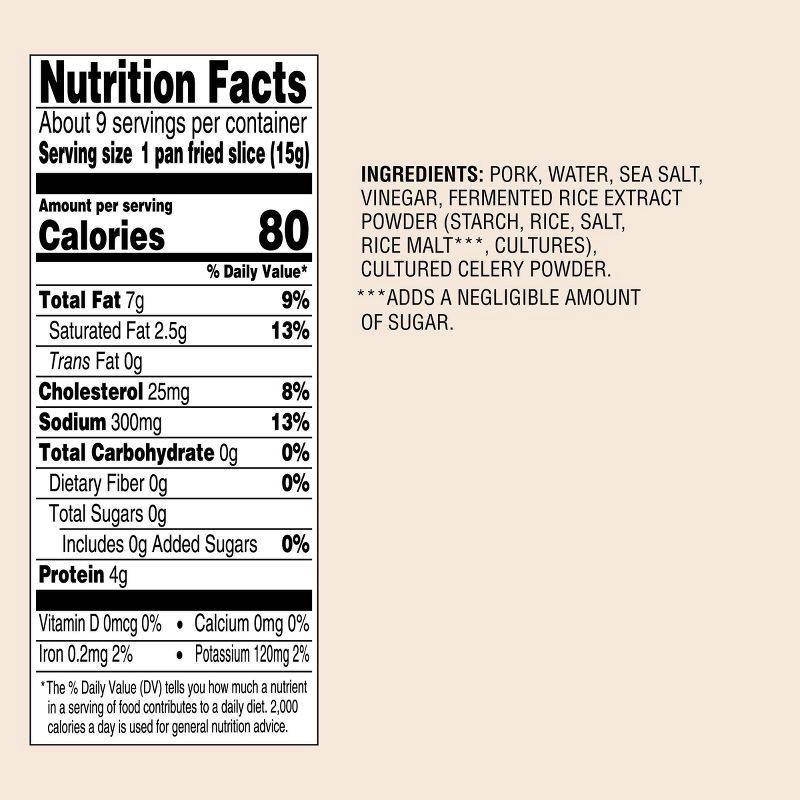 slide 4 of 4, Sugar Free Uncured Bacon Thick Cut - 12oz - Good & Gather™, 12 oz