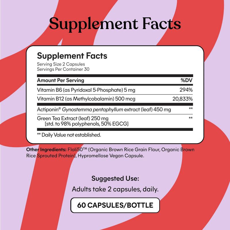 slide 6 of 7, Lemme Burn Metabolism and Fat-Burning Vegan Capsules - 60ct, 60 ct