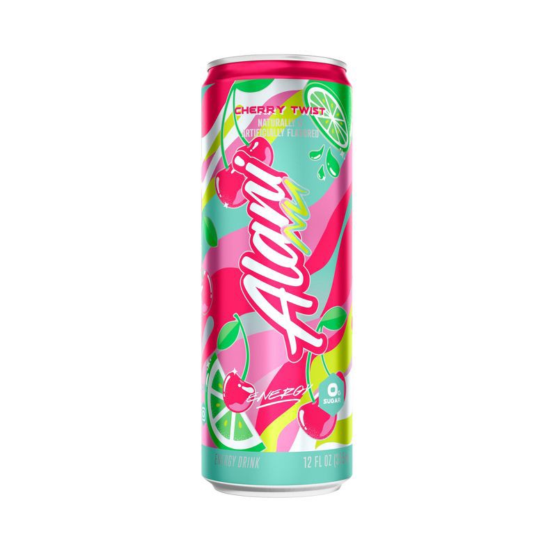 slide 1 of 6, Alani Nu Alani Cherry Twist Energy Drink -12 fl oz Can, 12 fl oz