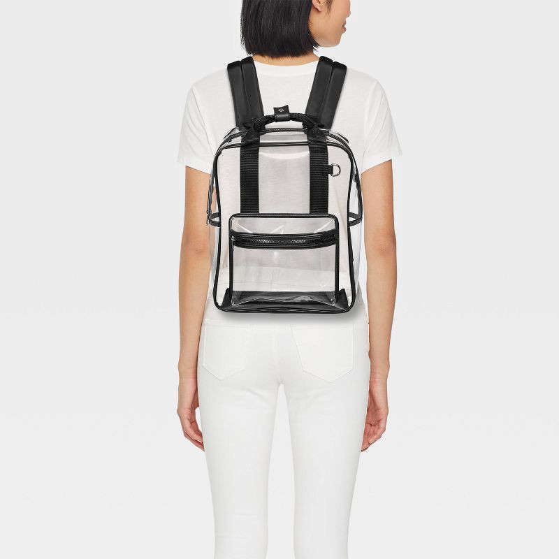 slide 2 of 6, Square Backpack - Wild Fable™ Clear: TPU Shell, Fits 16" Laptop, College Use, 1 ct