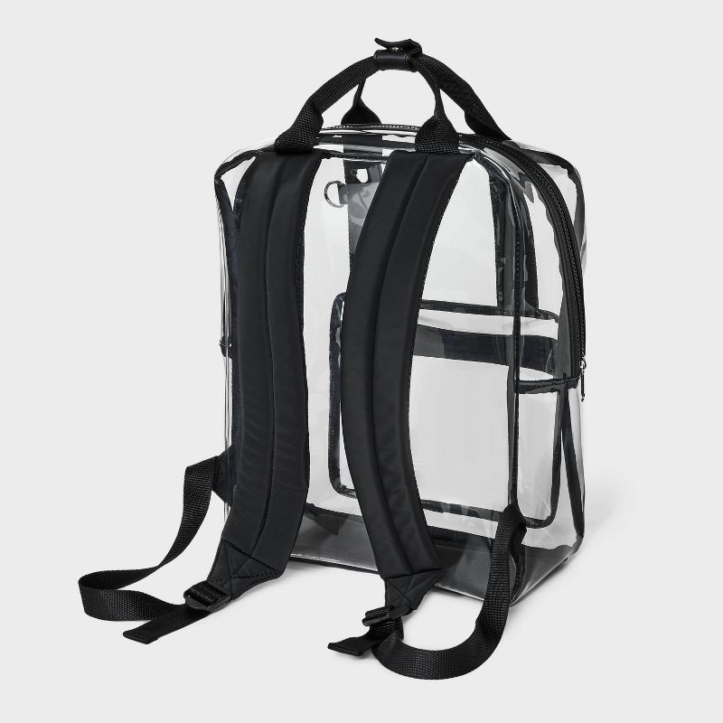 slide 3 of 6, Square Backpack - Wild Fable™ Clear: TPU Shell, Fits 16" Laptop, College Use, 1 ct