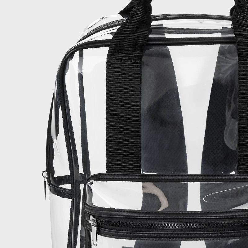 slide 5 of 6, Square Backpack - Wild Fable™ Clear: TPU Shell, Fits 16" Laptop, College Use, 1 ct