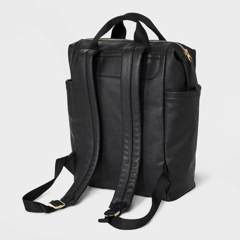 slide 3 of 5, Square Convertible Backpack - Universal Thread™ Black: Fits 15" Laptop, College Use, 1 ct