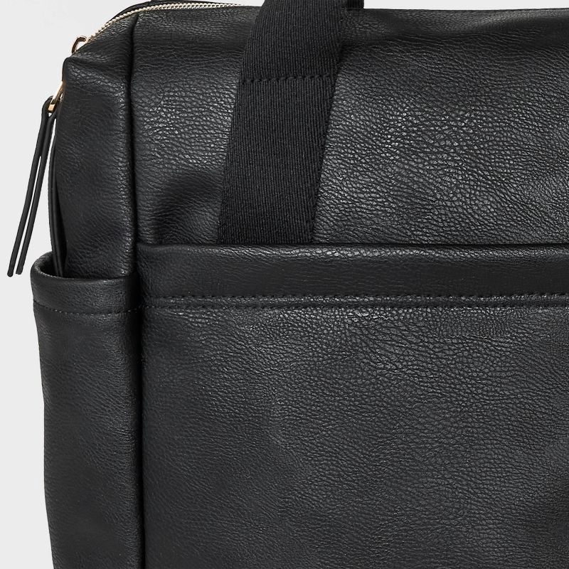 slide 5 of 5, Square Convertible Backpack - Universal Thread™ Black: Fits 15" Laptop, College Use, 1 ct