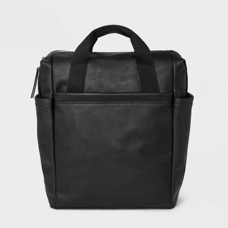 slide 1 of 5, Square Convertible Backpack - Universal Thread™ Black: Fits 15" Laptop, College Use, 1 ct