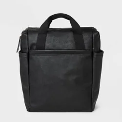 Square Convertible Backpack - Universal Thread™ Black: Fits 15&quot; Laptop, College Use