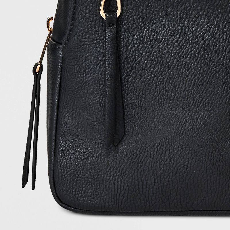 slide 5 of 5, Sling Pack Crossbody Bag - Universal Thread™ Black: Adjustable Strap, Vinyl Construction, 57" Max Length, 1 ct