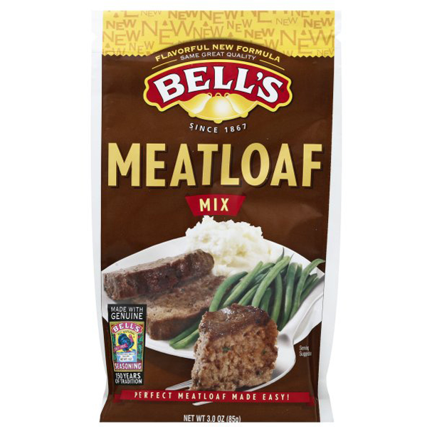 slide 1 of 2, Bell's Meatloaf Mix 3 oz, 3 oz