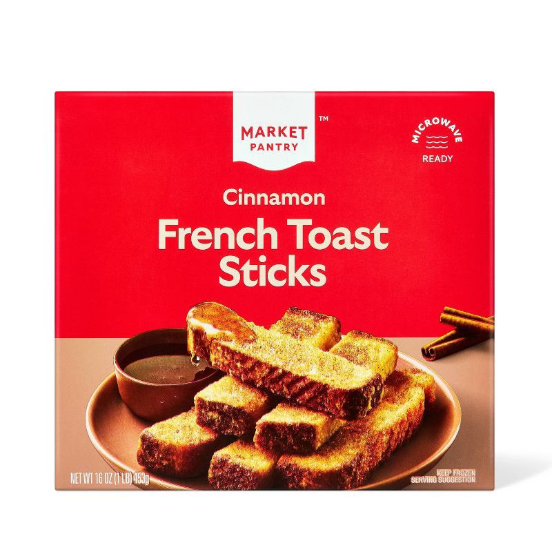 slide 1 of 4, Cinnamon Frozen French Toast Sticks - 16oz - Market Pantry™, 16 oz