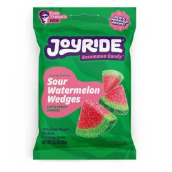 JOYRIDE Sour Candy Watermelon Gummy Wedges - 3.5oz