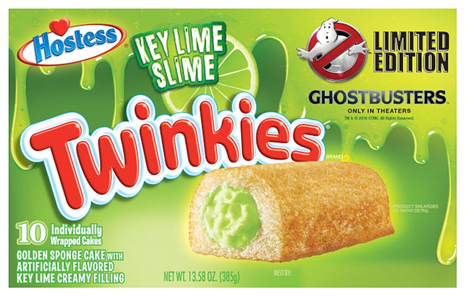 slide 1 of 1, Hostess Key Lime Slime Twinkies, 13.58 oz