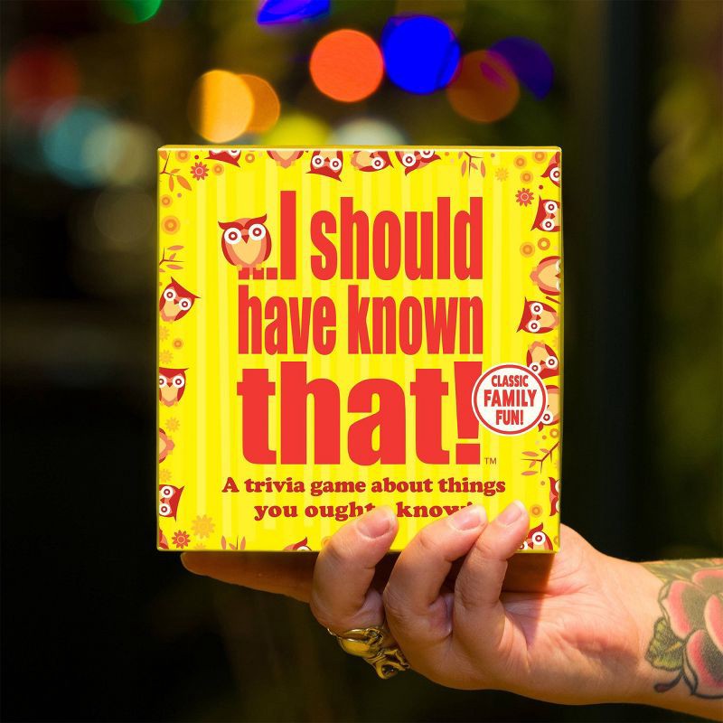 slide 3 of 5, I Should Have Known That! Trivia Game: Hygge Games Party Card for 2+ Players, 1 ct