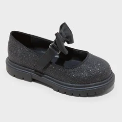Toddler Kori Lug Sole Mary Jane Flats - Cat & Jack™ Black 7T