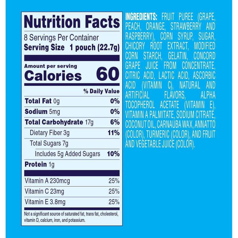 slide 3 of 5, Welch's Fruit Snacks Mixed Fruit Reduced Sugar – 6.4oz/8ct, 6.4 oz, 8 ct