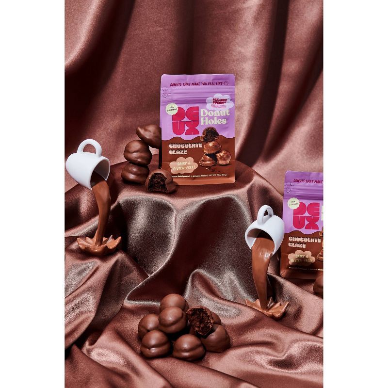 slide 2 of 6, Deux Chocolate Donuts - 2.1oz, 2.1 oz