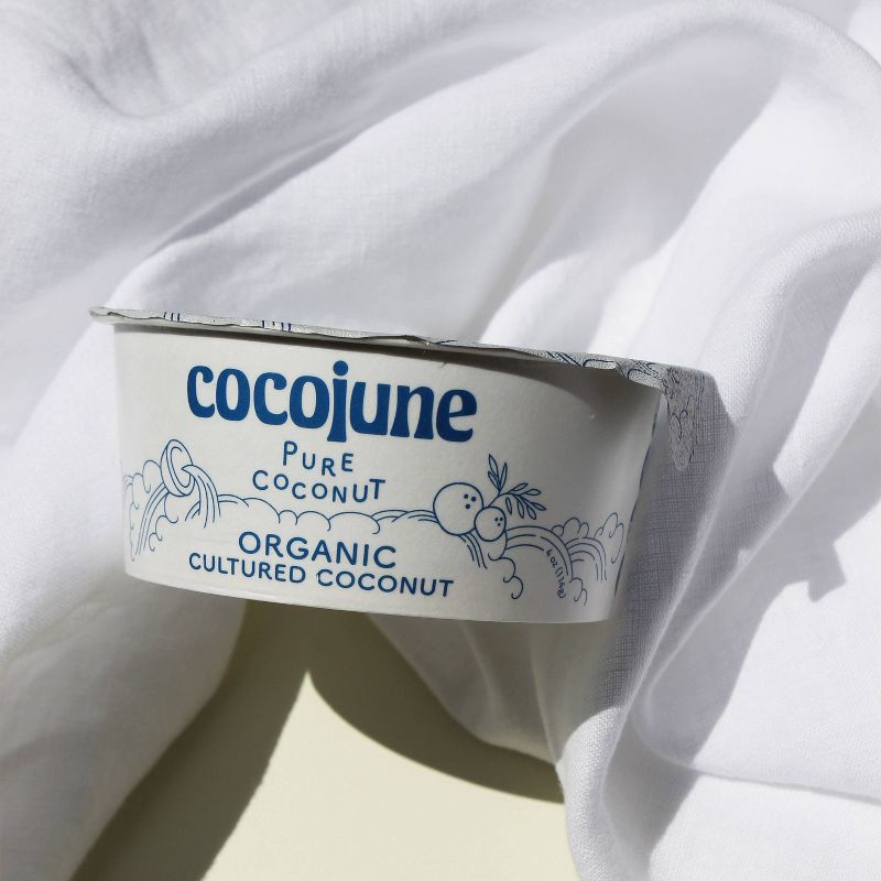 slide 5 of 10, Cocojune Organic Cultured Coconut Yogurt Pure Coconut - 4oz, 4 oz