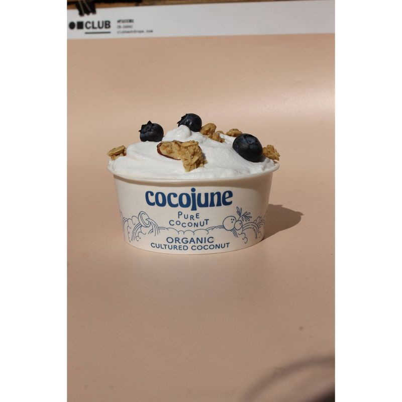 slide 10 of 10, Cocojune Organic Cultured Coconut Yogurt Pure Coconut - 4oz, 4 oz