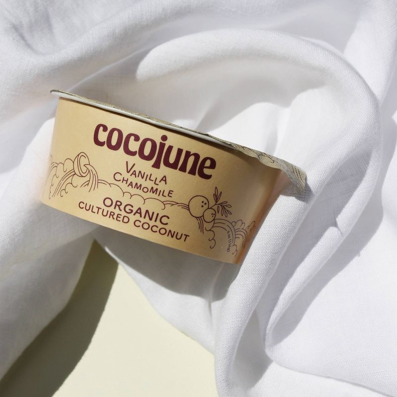 slide 6 of 8, Cocojune Organic Cultured Coconut Yogurt Vanilla Chamomile - 4oz, 4 oz