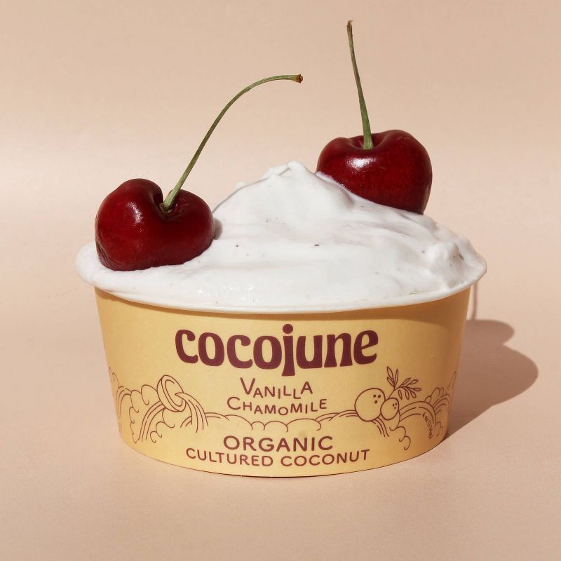 slide 7 of 8, Cocojune Organic Cultured Coconut Yogurt Vanilla Chamomile - 4oz, 4 oz