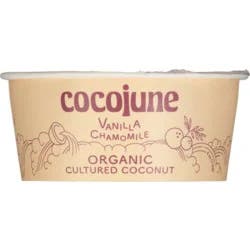 Cocojune Organic Cultured Coconut Yogurt Vanilla Chamomile - 4oz