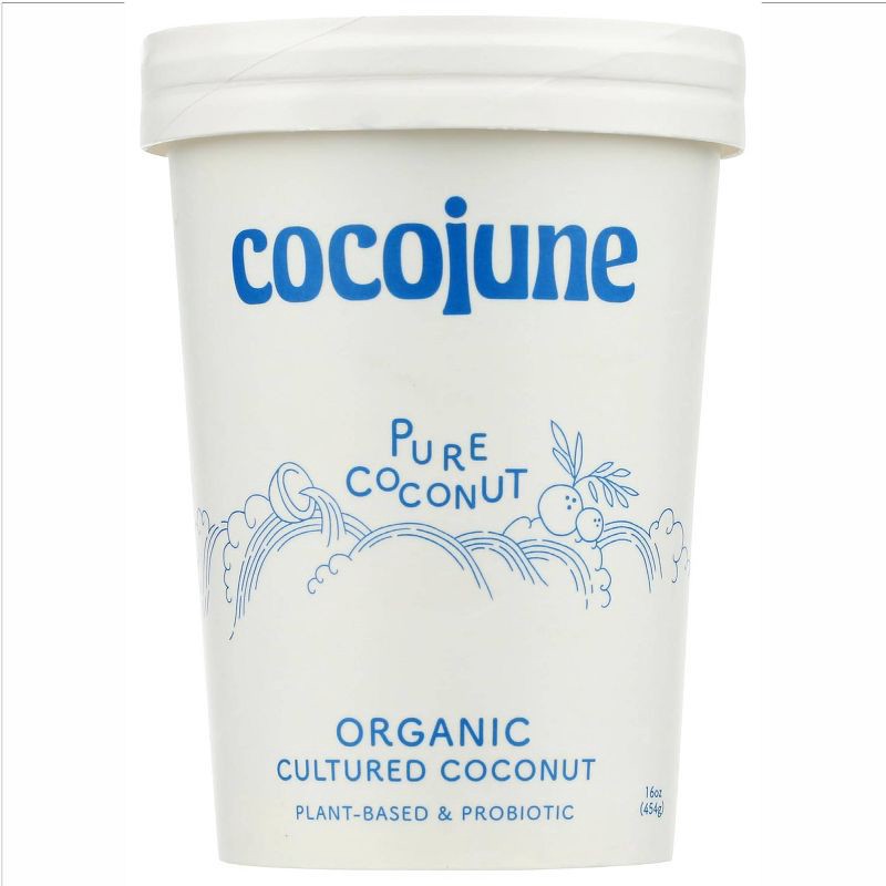slide 1 of 7, Cocojune Organic Cultured Coconut Yogurt Pure Coconut - 16oz, 16 oz
