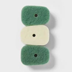 Fillable Dishwand Heavy Duty Refill - 3ct - up&up™: Non-Abrasive, Reusable, Multi-Surface