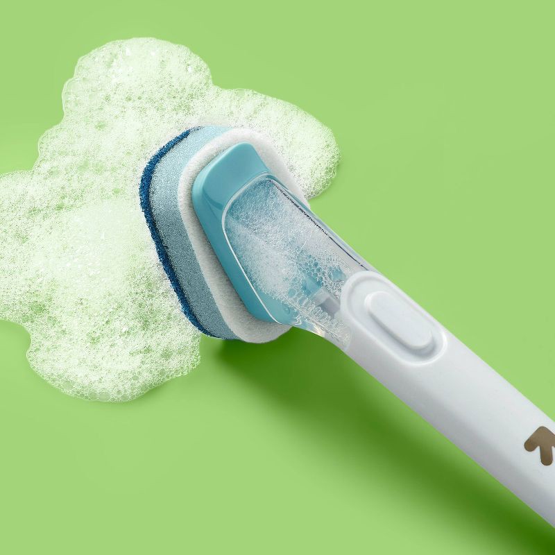 slide 2 of 4, Non-Scratch Fillable Dishwand - up&up™, 1 ct