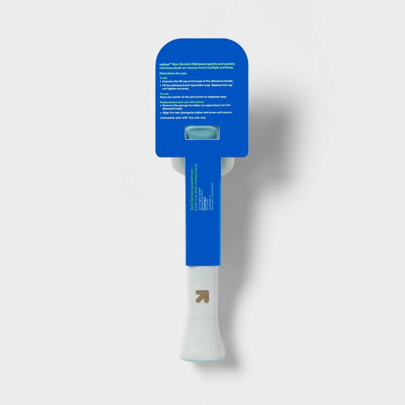 slide 3 of 4, Non-Scratch Fillable Dishwand - up&up™, 1 ct