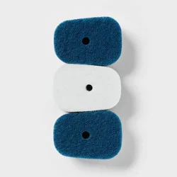 Non-Scratch Fillable Dishwand Refill - 3ct - up&up™: Reusable, Polypropylene, Polyurethane, Multi-Surface