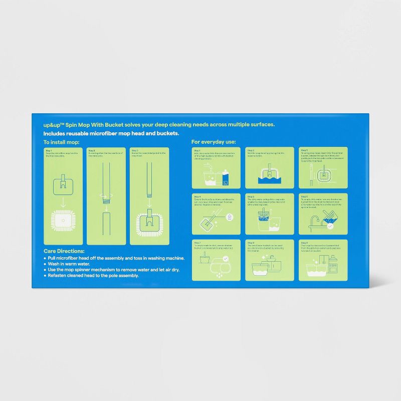 slide 2 of 3, Spin Mop with Refill - up&up™, 1 ct
