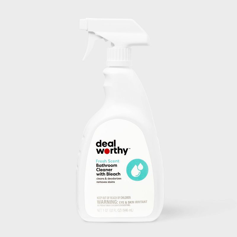 slide 1 of 3, Bathroom Cleaner - Fresh Scent - 32 fl oz - Dealworthy™, 32 fl oz