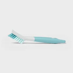 Tile and Grout Scrub Brush - up&up™: Light Gray, Plastic, 9.96" Height