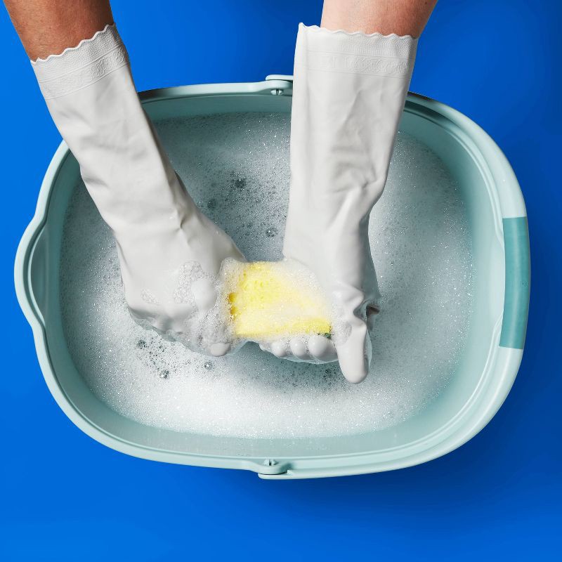 slide 2 of 3, Durable Ultra Comfort Latex-Free Reusable Gloves - Large - up&up™, 1 ct