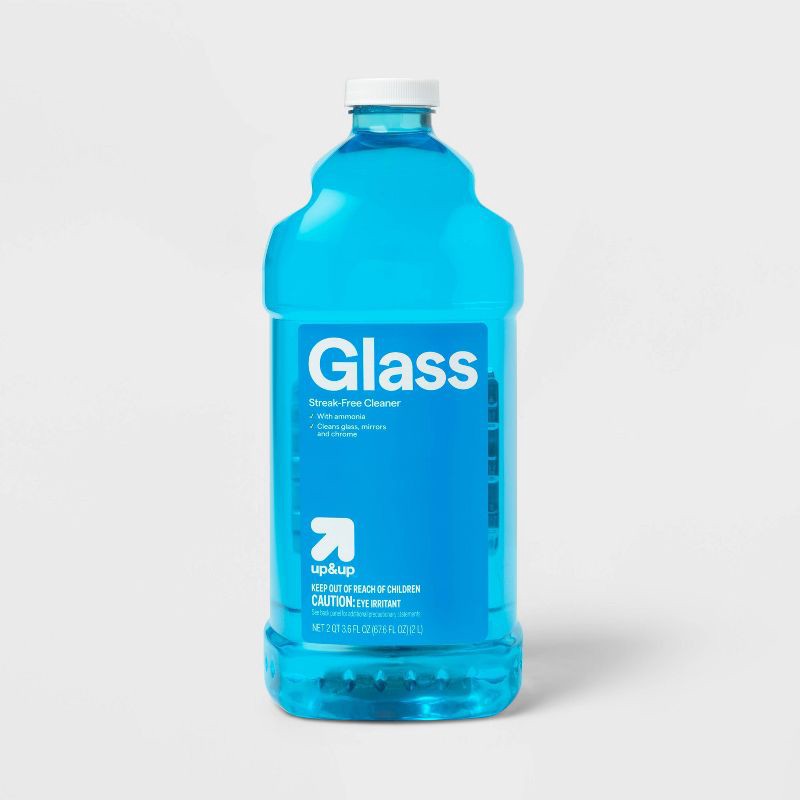 slide 1 of 3, Glass Cleaner Refill - 67.6 fl oz - up&up™, 67.6 fl oz