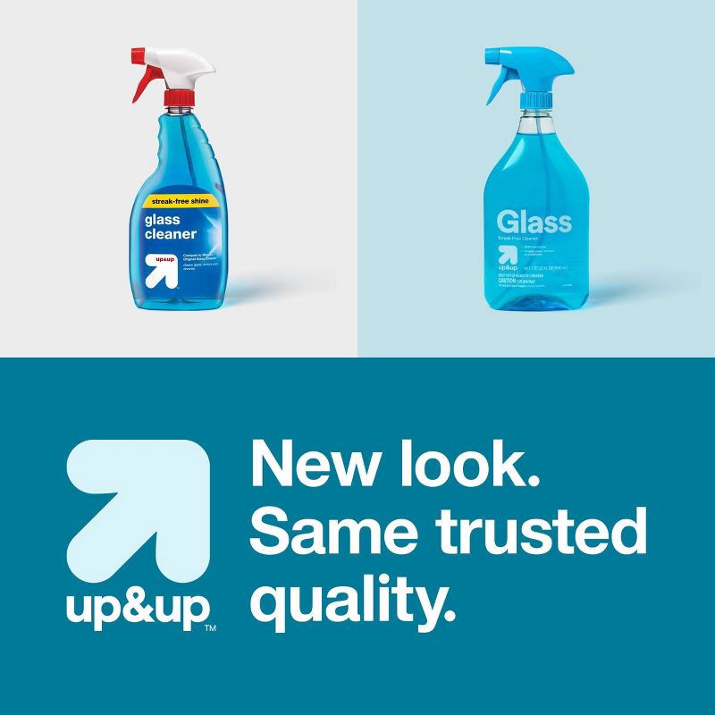 slide 4 of 4, Glass Cleaner Spray - 32 fl oz - up&up™, 32 fl oz